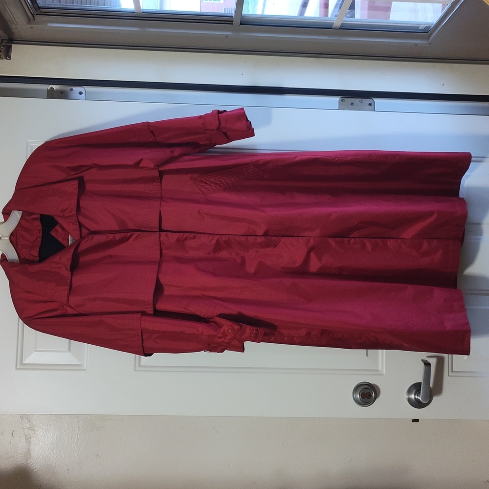 Women's vintage Gallery Rain Trench Coat Size 4